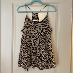 Leopard Boutique Tank - Medium